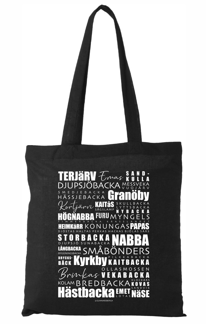 Terjärv platser tygkasse