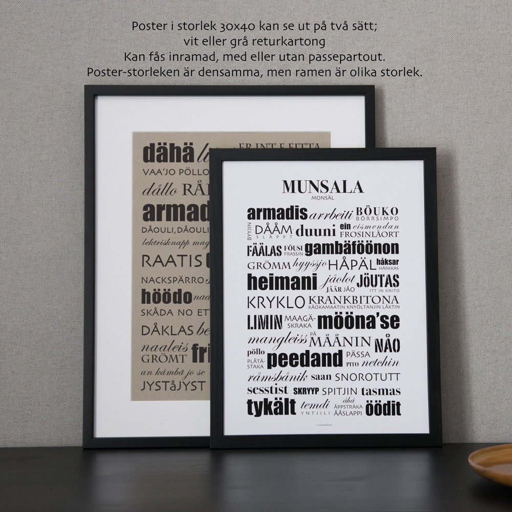 Jakobstad dialektposter