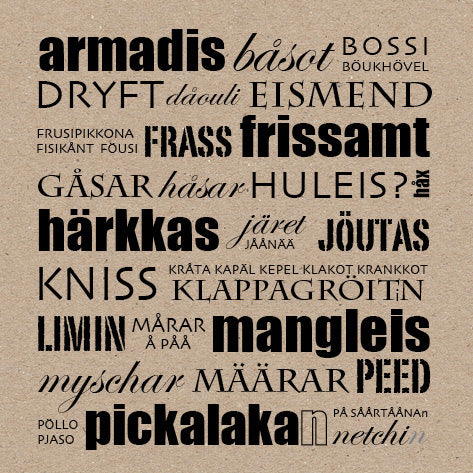 Armadis båsot - vikt kort