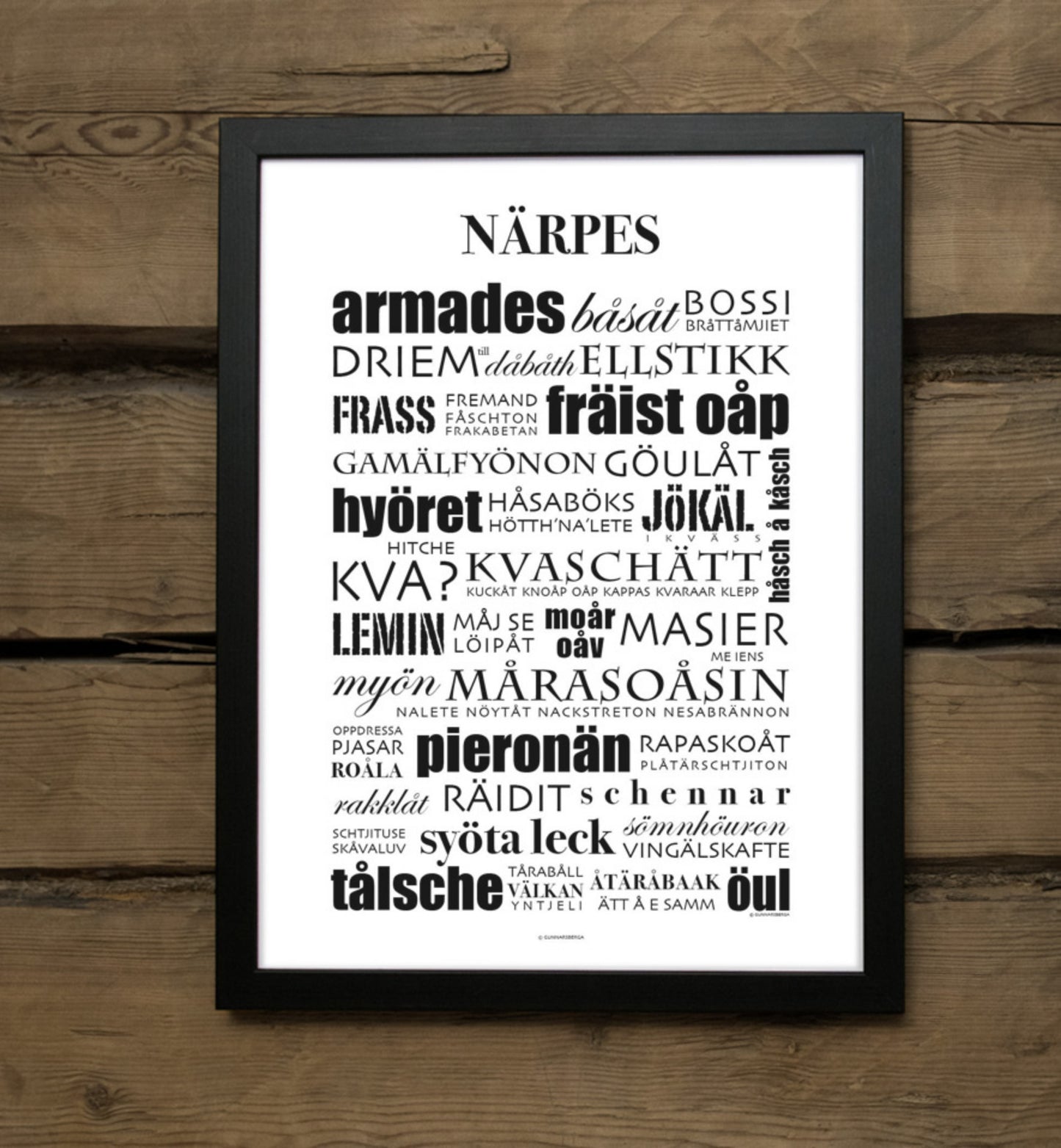 Närpes Dialektposter