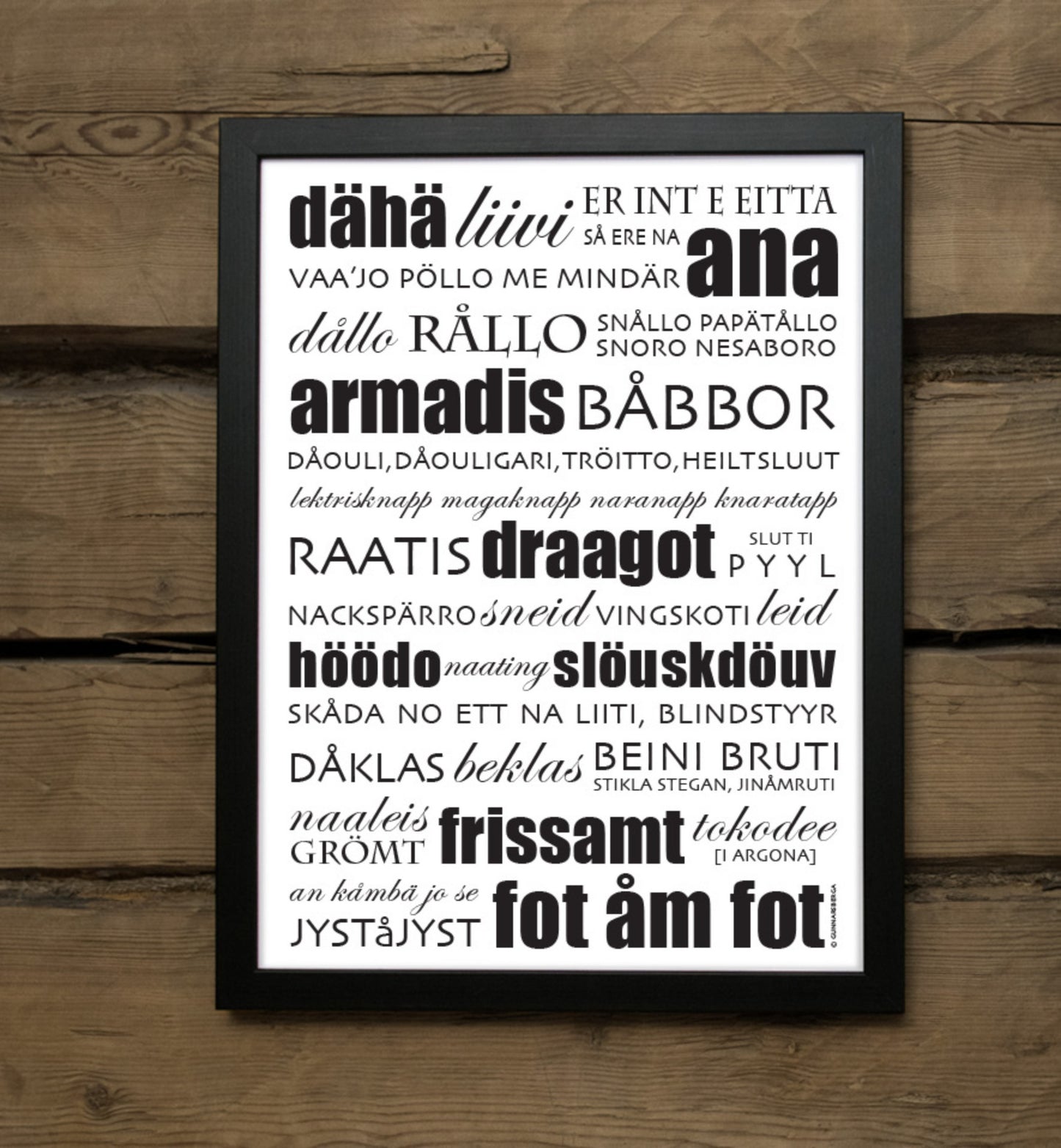 LIVET- dialektposter dähä liivi