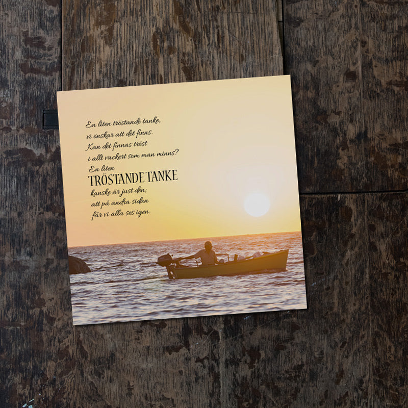 Tröstande tanke - vikt kort 2135