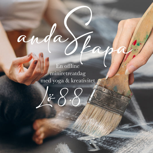 Andas & Skapa - miniretreat 8.8 med yoga och kreativitet