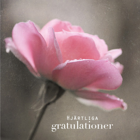 Hjärtliga gratulationer - vikt kort [2247]