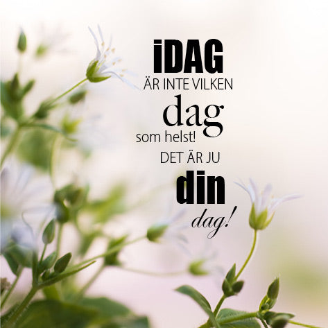 Idag är inte vilken dag...vikt kort [2274]