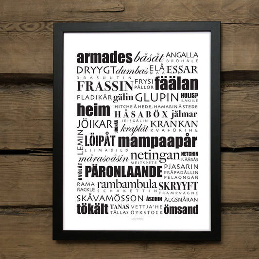 Lappfjärd - dialektposter