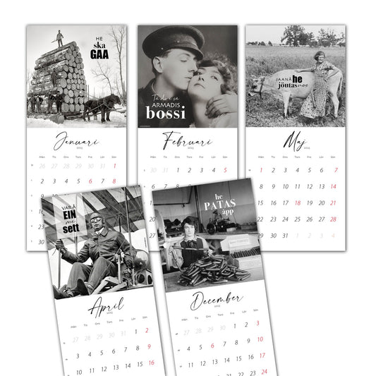 Väggkalender almanacka 2023 - He ska gaa