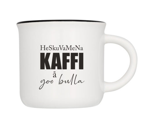 Dialektmugg - Kaffi å goo bulla