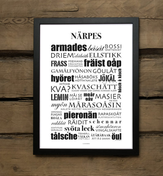 Närpes Dialektposter